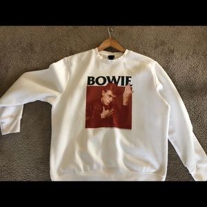 h&m bowie sweatshirt